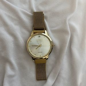 Jones new york watch (diamond), great condition, magnetic wrist band